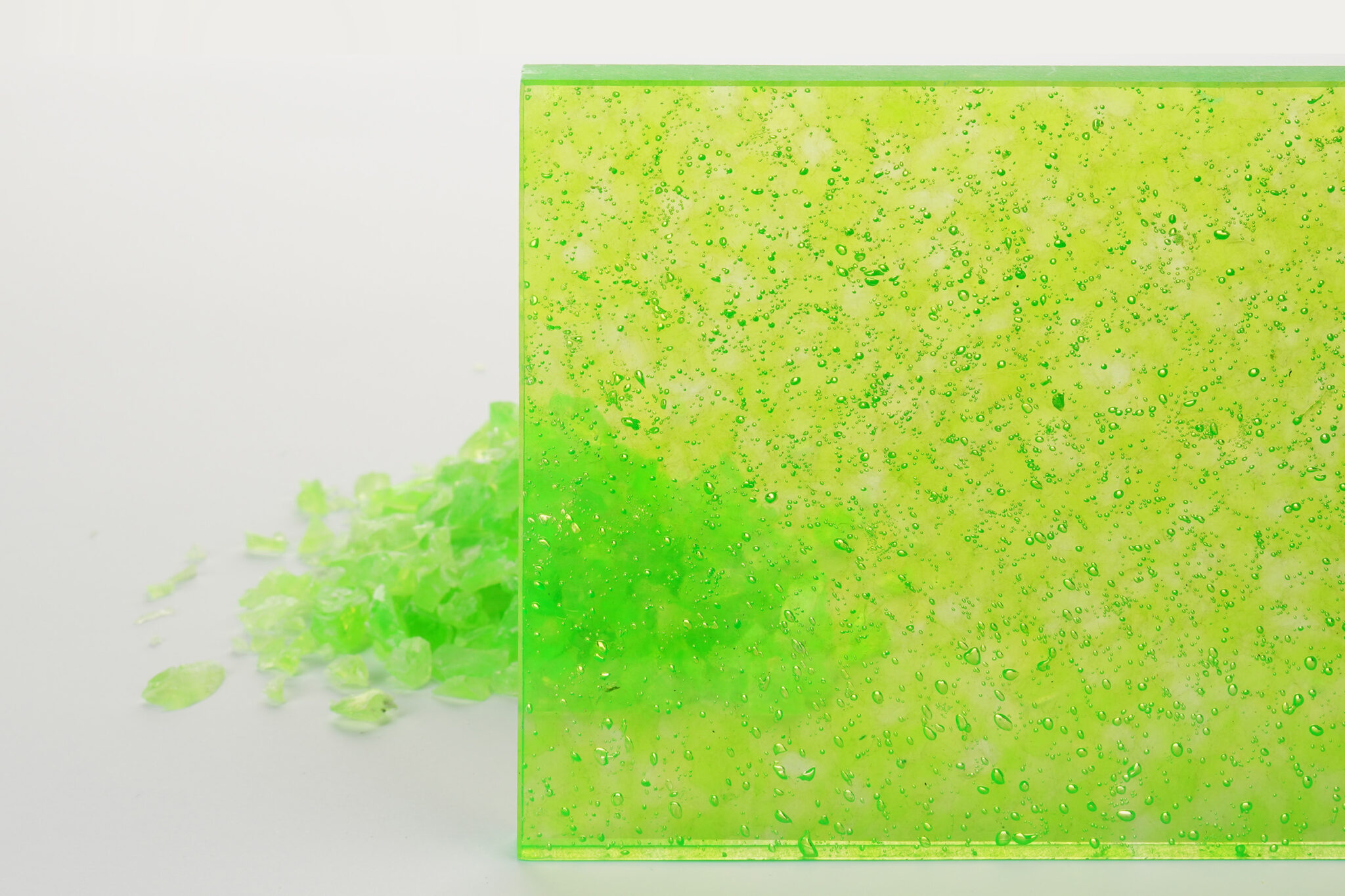 Translucent Neon Green - Polygood by The Good Plastic Company