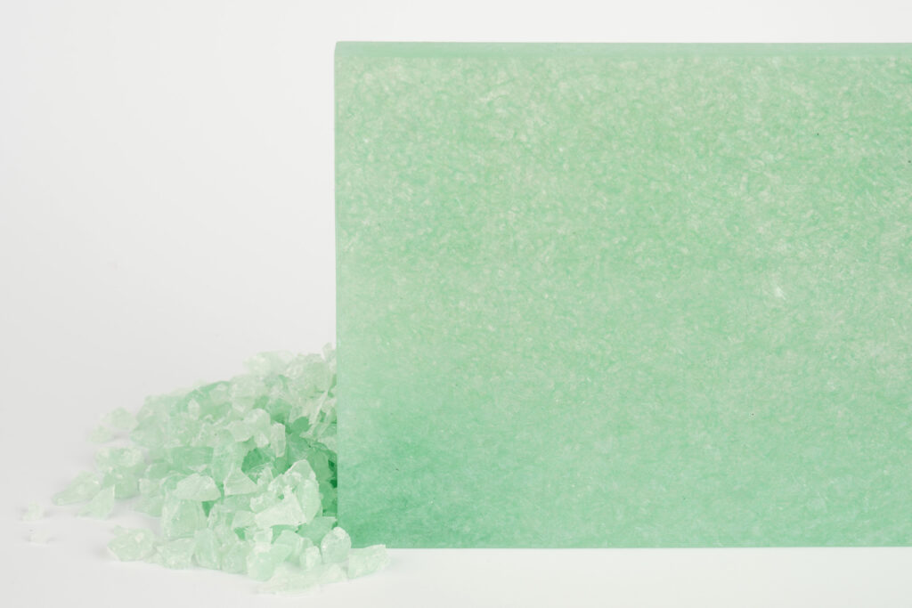 Translucent Glitter Green - Polygood by The Good Plastic Company